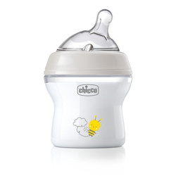 NaturalFeeling butelka plastikowa ze smoczkiem silikonowym przepływ wolny 0m+ 150ml