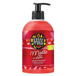 Tutti Frutti mydło w płynie z olejkami owocowymi Wiśnia & Porzeczka 500ml
