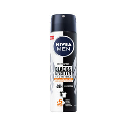 Men Black&White Invisible Ultimate Impact antyperspirant spray 150ml