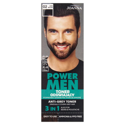 Power Men toner odsiwiający 02 Dark Brown 80g