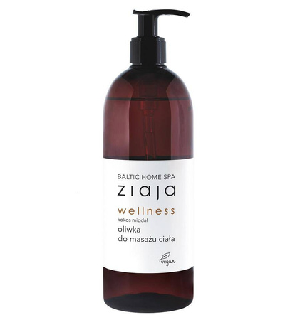 Ziaja Baltic Home Spa Wellness oliwka do masażu ciała Kokos Migdał 490ml