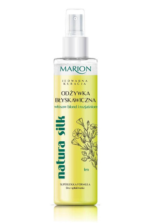 Natura Silk błyskawiczna dwufazowa odżywka do włosów blond i rozjaśnionych 150ml