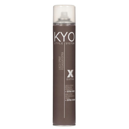 KYO Style System Extra Strong Hairspray mocno utrwalający lakier do włosów 500ml