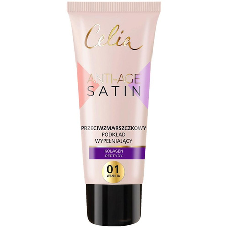 Satin Anti-Age przeciwzmarszczkowy podkład wypełniający do twarzy 01 30ml