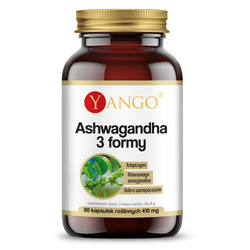 Ashwagandha 3 formy suplement diety 90 kapsułek