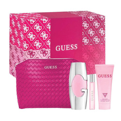 GUESS Women zestaw woda perfumowana spray 75ml + woda perfumowana spray 15ml + balsam do ciała 100ml + kosmetyczka