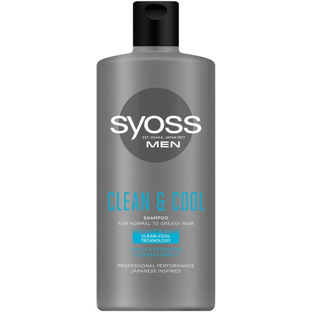 Men Clean & Cool Shampoo szampon do włosów normalnych i przetłuszczających się 440ml