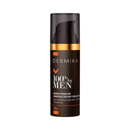 Dermika - 100% for Men Krem 50+ przeciw zmarszczkom i bruzdom na dzień i noc 50ml