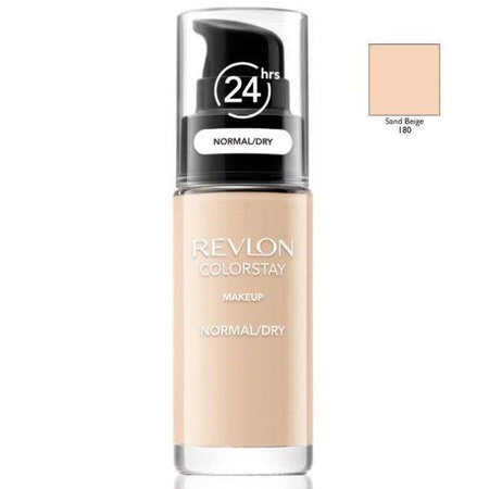 Revlon ColorStay podkład z pompką do skóry normalnej i suchej z kompleksem SoftFlex 180 Sand Beige 30ml