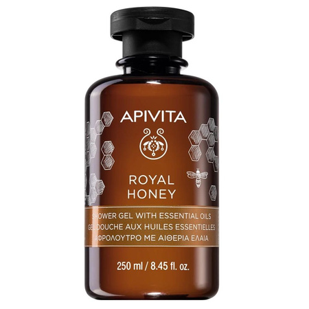 Apivita Royal Honey Shower Gel with Essential Oils odżywczy żel pod prysznic z Miodem Tymiankowym i olejkami eterycznymi 250ml