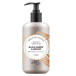 Home & Spa Collection naturalne mydło do rąk w płynie Black Amber & Orchid 300ml