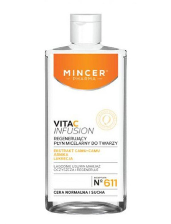 Vita C Infusion No.611 regenerujący płyn micelarny do twarzy 500ml