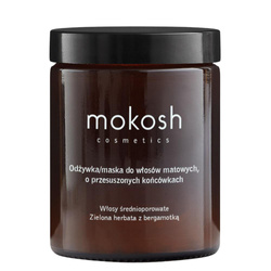 Mokosh Odżywka/maska do włosów matowych o przesuszonych końcówkach Zielona herbata z bergamotką 180ml