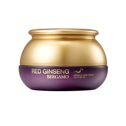 BERGAMO - Red Ginseng Wrinkle Care Cream krem przeciwzmarszczkowy z czerwonym żeń-szeniem 50ml