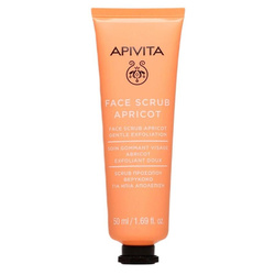Apivita Face Scrub Apricot delikatny peeling do twarzy z Morelą 50ml