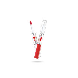 Made To Last Lip Duo Liquid Lip Colour Colour & Topcoat Waterproof Long Lasting wodoodporna pomadka w płynie i błyszczyk 001 2x4ml