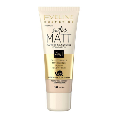 Satin Matt Foundation matujący podkład do twarzy 101 Ivory 30ml
