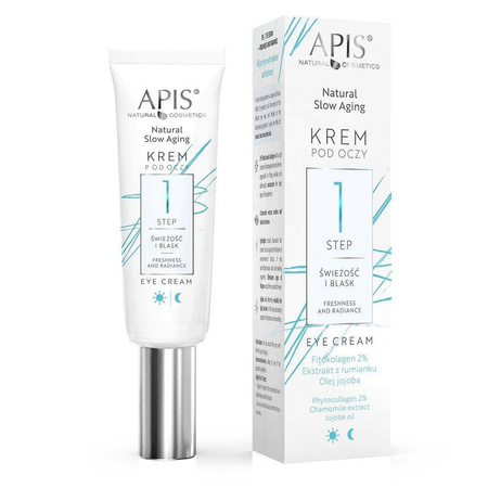 APIS - Natural Slow Aging krem pod oczy step 1 świeżość i blask 15ml