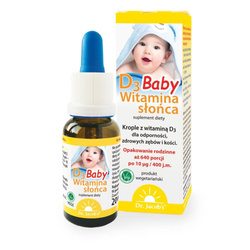 Witamina słońca D3 Baby suplement diety w kroplach 20ml