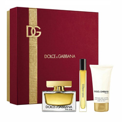 Dolce & Gabbana The One Woman zestaw woda perfumowana spray 75ml + balsam do ciała 50ml + woda perfumowana spray 10ml