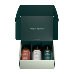 Travel Set zestaw żel pod prysznic 50ml + szampon do włosów 50ml + pianka do mycia twarzy 50ml + nawilżający krem do twarzy 12ml