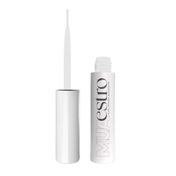 MUAestro klej do kępek rzęs z pędzelkiem Biały 5g