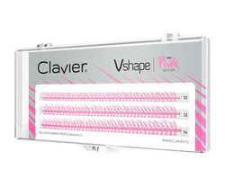 Clavier Vshape Colour Edition kępki rzęs Pink Mix