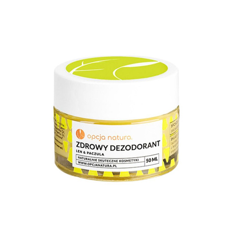 Zdrowy dezodorant Len &amp; Paczula 50ml