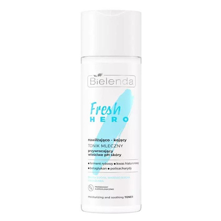 Fresh Hero nawilżająco-kojący tonik mleczny przywracający właściwe pH skóry 200ml