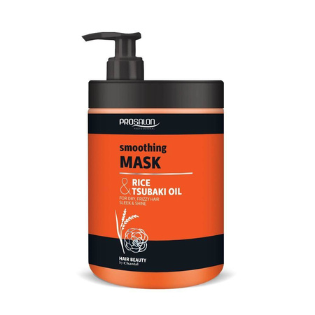 Chantal Prosalon Smoothing Mask wygładzająca maska do włosów Ryż & Olej Tsubaki 1000g