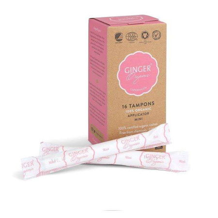 Tampons tampony organiczne z aplikatorem Mini 16szt