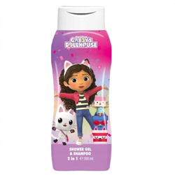 Gabby's Dollhouse żel pod prysznic i szampon dla dzieci 2w1 500ml