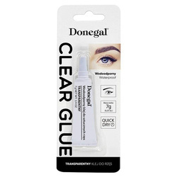 Clear Glue wodoodporny klej do rzęs Transparentny 7g
