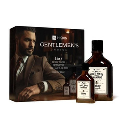 Gentleman’s Choice zestaw żel do mycia ciała i szampon do włosów i brody 3w1 Honey 330ml + żel do mycia ciała i szampon do włosów i brody 3w1 Honey 100ml