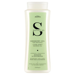 Sensual kremowy żel pod prysznic Konopie &amp; Panthenol 500ml
