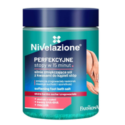 Nivelazione silnie zmiękczająca sól z kwasami do kąpieli stóp 350g