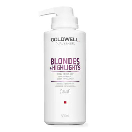 Goldwell - Dualsenses Blondes&Highlights 60sec Treatment 60-sekundowa kuracja dla włosów blond i z pasemkami 500ml