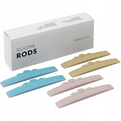 Silicone Rods silikonowe formy do liftingu i laminacji rzęs 3 pary