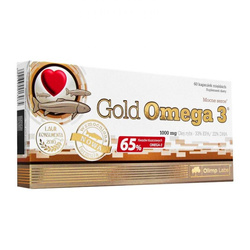 Gold Omega 3 suplement diety 60 kapsułek miękkich