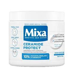 Mixa Ceramide Protect nawilżający krem ochronny do twarzy dłoni i ciała 400ml