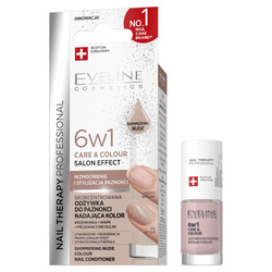 Nail Therapy Professional 6w1 Care & Colour skoncentrowana odżywka do paznokci nadająca kolor Shimmering Nude 5ml