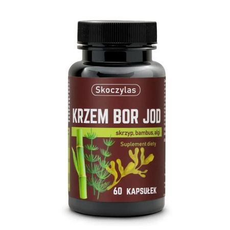 Krzem Bor Jod suplement diety 60 kapsułek