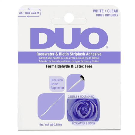 Ardell - Duo Rosewater & Biotin Striplash Adhesive klej do rzęs Clear 5g
