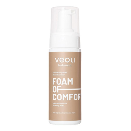Veoli Botanica Foam Of Comfort nawilżająca pianka do mycia twarzy 150ml