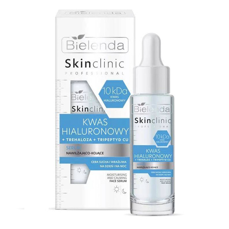 Bielenda Skin Clinic Professional serum nawilżająco-kojące Kwas Hialuronowy 30ml