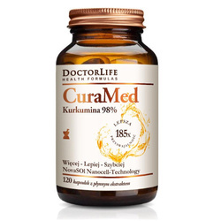 Doctor Life CuraMed NanoCell kurkumina micelizowana 720mg suplement diety 120 kapsułek