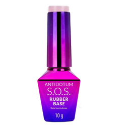 S.O.S. Antidotum Rubber Base baza kauczukowa do manicure pedicure i ozdób Powder Pink 10g