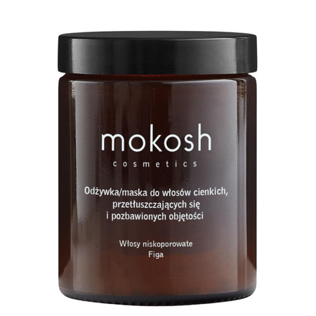 Mokosh Odżywka/maska do włosów cienkich przetłuszczających się i pozbawionych objętości Figa 180ml