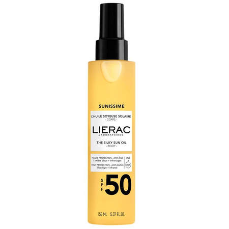 Lierac Sunissime jedwabisty olejek ochronny do ciała SPF50 150ml