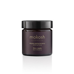 Mokosh Active Face Scrub aktywny peeling do twarzy Róża z jagodą 60ml